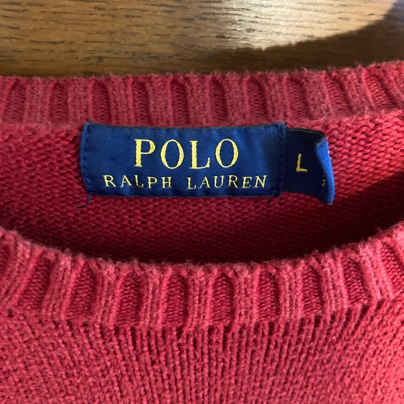 Ralph Lauren Red Sweater - Picture 2 of 4